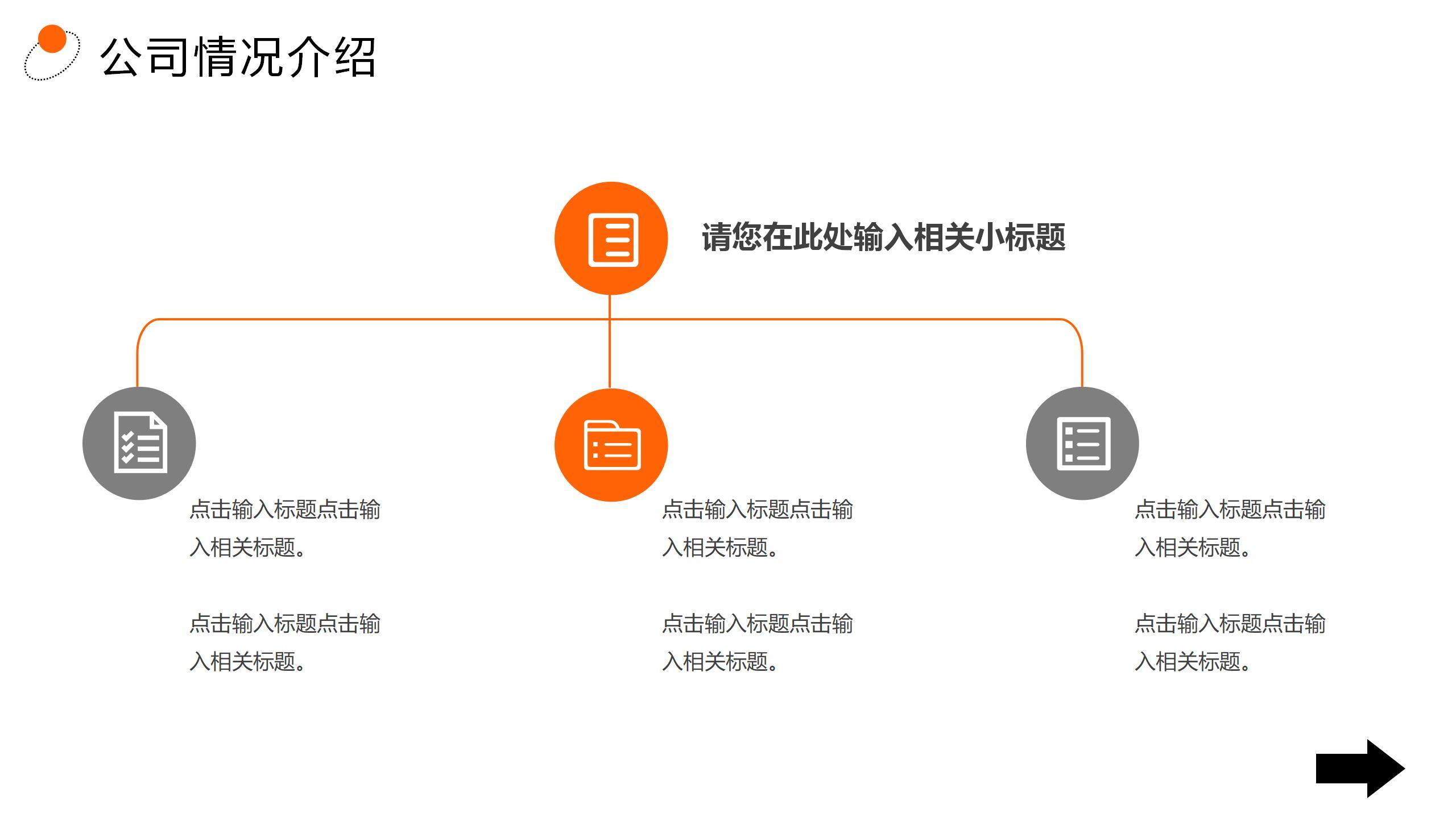 橙色大气简约互联网产品介绍商务沟通PPT模板