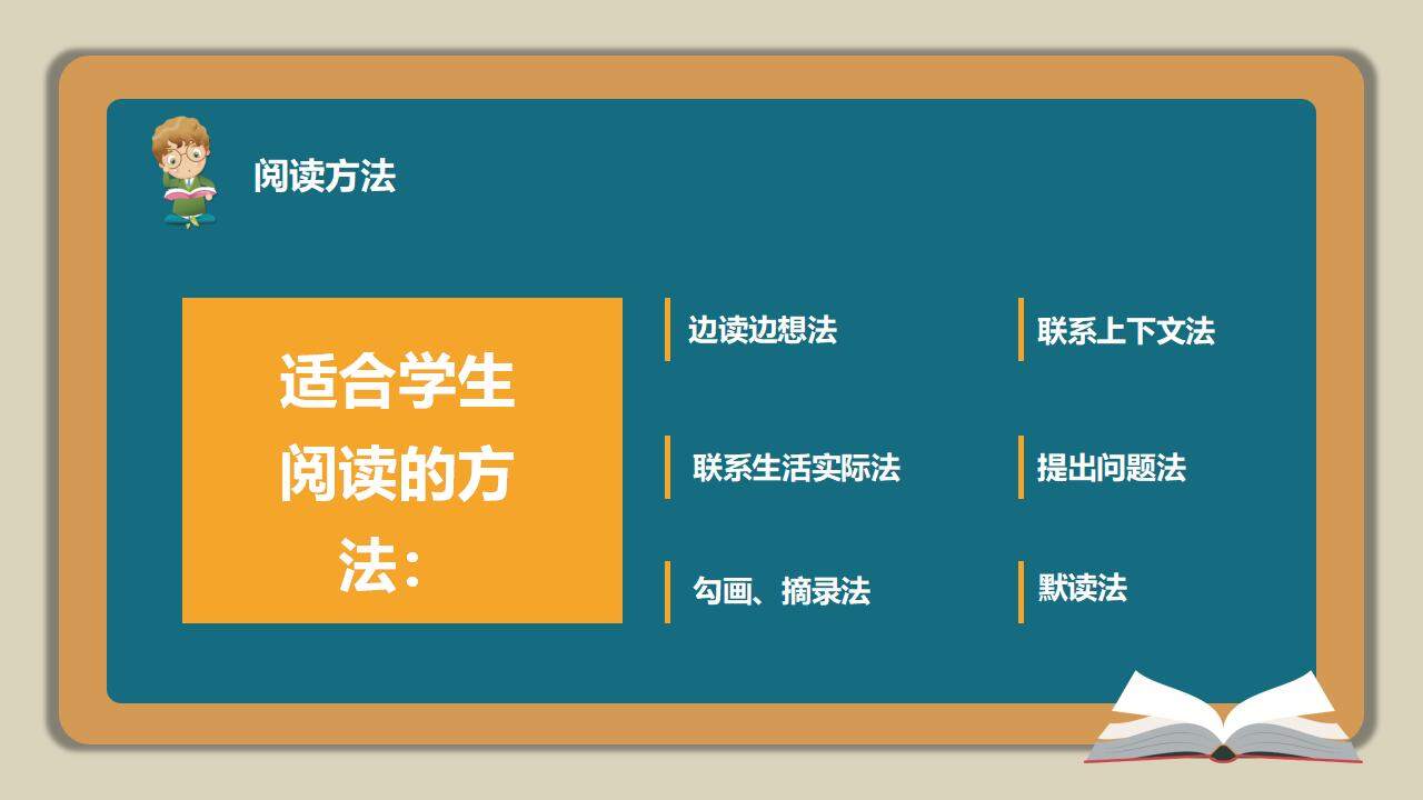 創(chuàng)意藍色黑板風(fēng)讓讀書成為一種習(xí)慣主題班會PPT