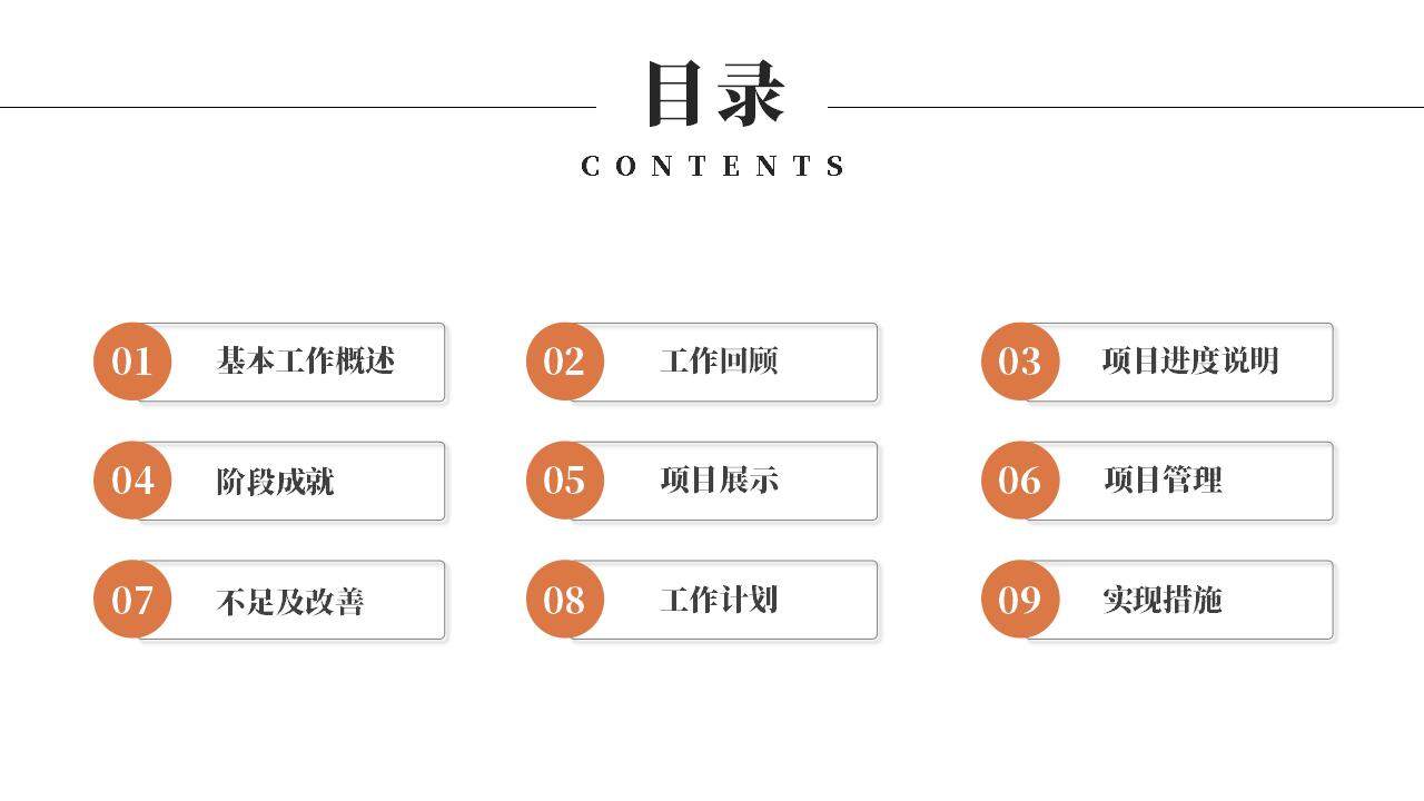 橙色简洁产品数据分析报告行业趋势展望PPT模板