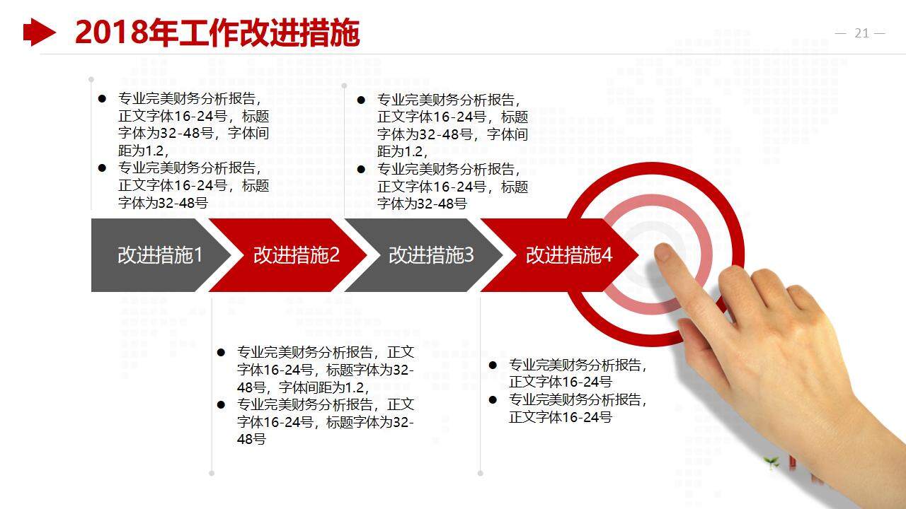 红色公司财务数据分析报告商务合作工作汇报