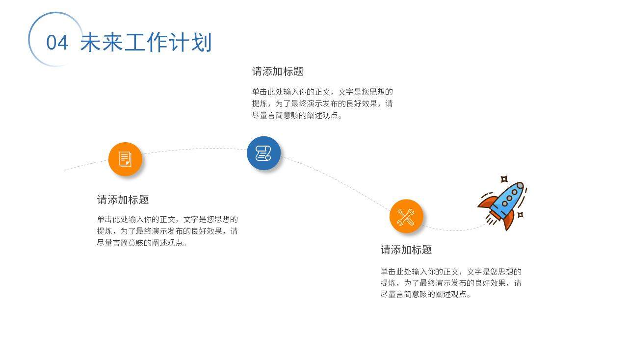 藍色簡約商務風工作計劃產(chǎn)品分析報告PPT模板