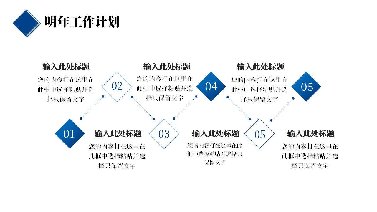 藍色簡潔公司企業(yè)年終工作總結(jié)述職報告PPT模板