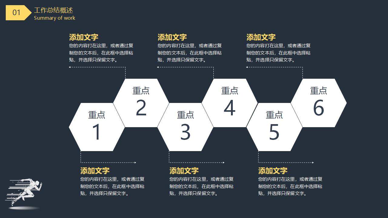 2024年年终工作总结述职报告运动激励通用PPT模板