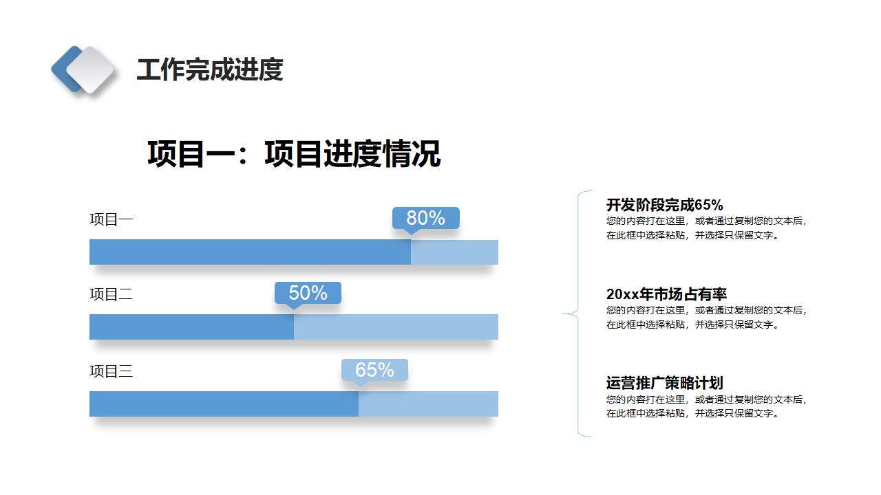 藍色簡潔清新創(chuàng)意工作晉升述職報告總結(jié)PPT模板