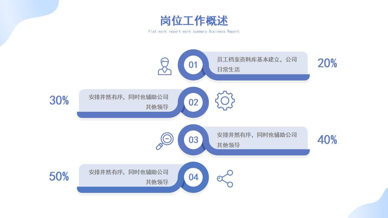 紫色可愛插畫風行政季度年終總結(jié)報告PPT模板