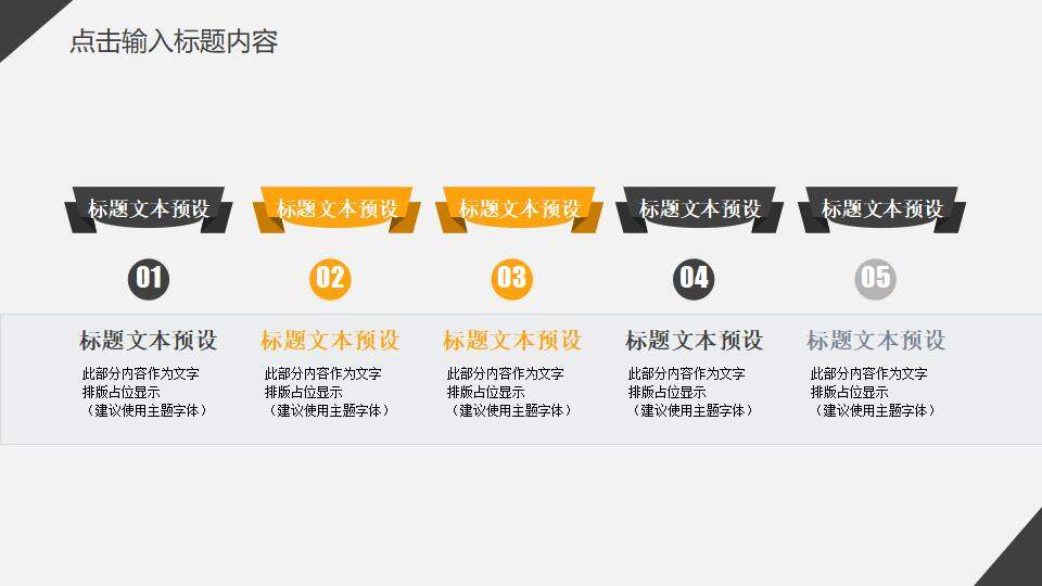 橙色简约城市商务风职场汇报通用PPT模板