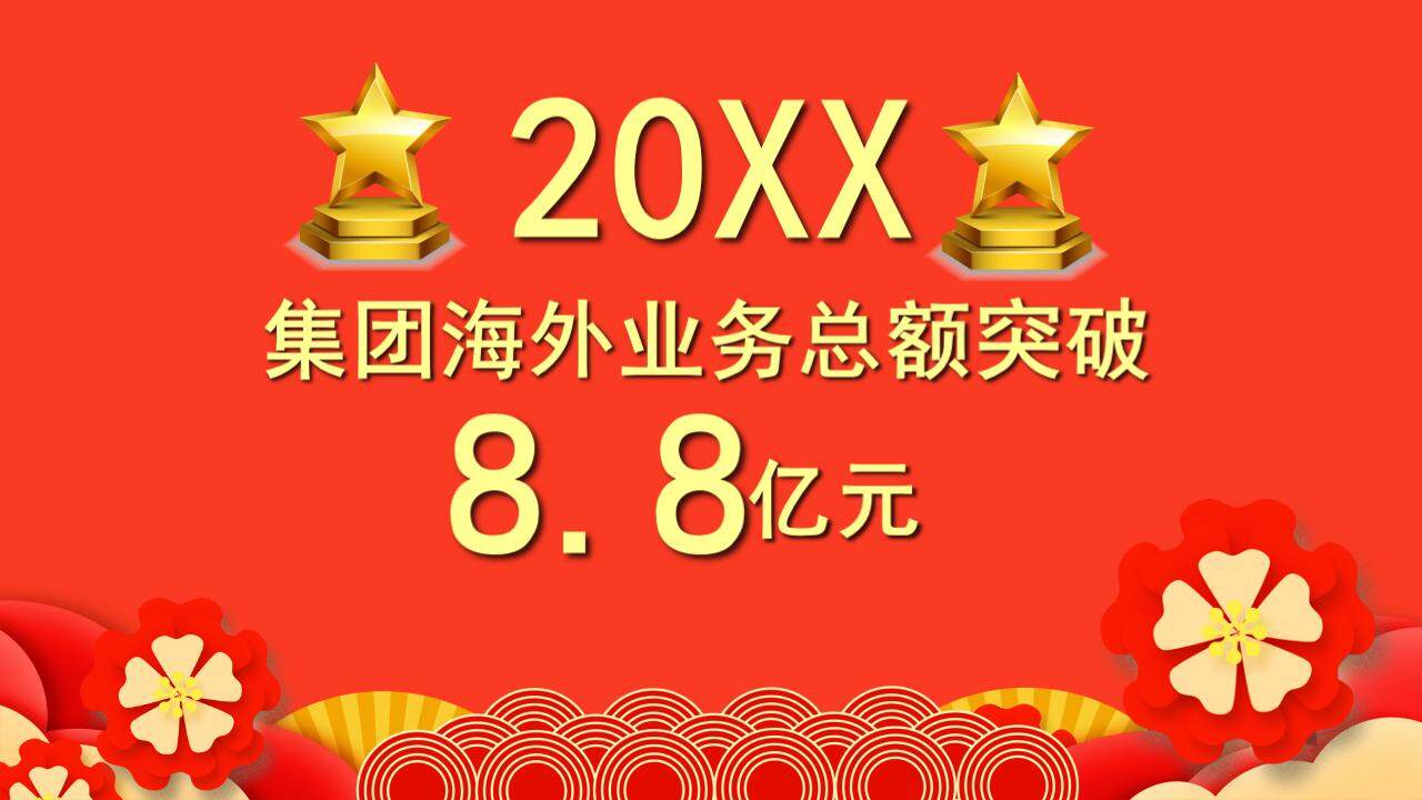 紅色大氣年終年會(huì)員工表彰銷售冠軍喜報(bào)PPT模板