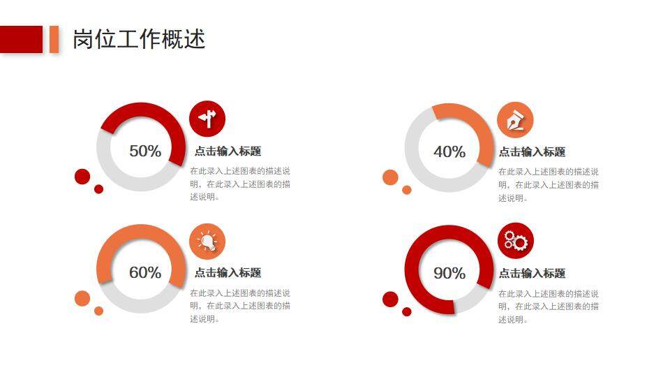 紅色高端商務工作匯報項目季度報告計劃總結PPT模板