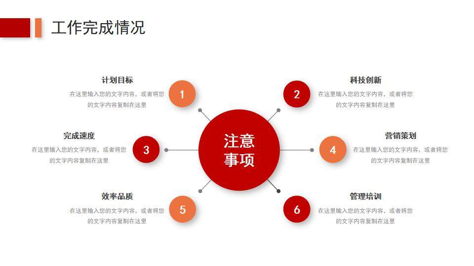 红色高端商务工作汇报项目季度报告计划总结PPT模板