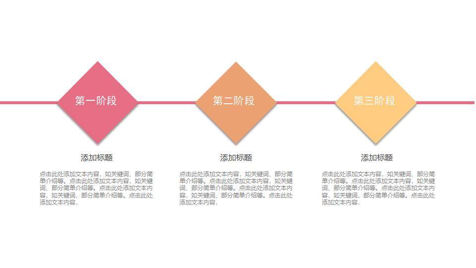 彩色幾何2024年度季度周報工作總結PPT模板