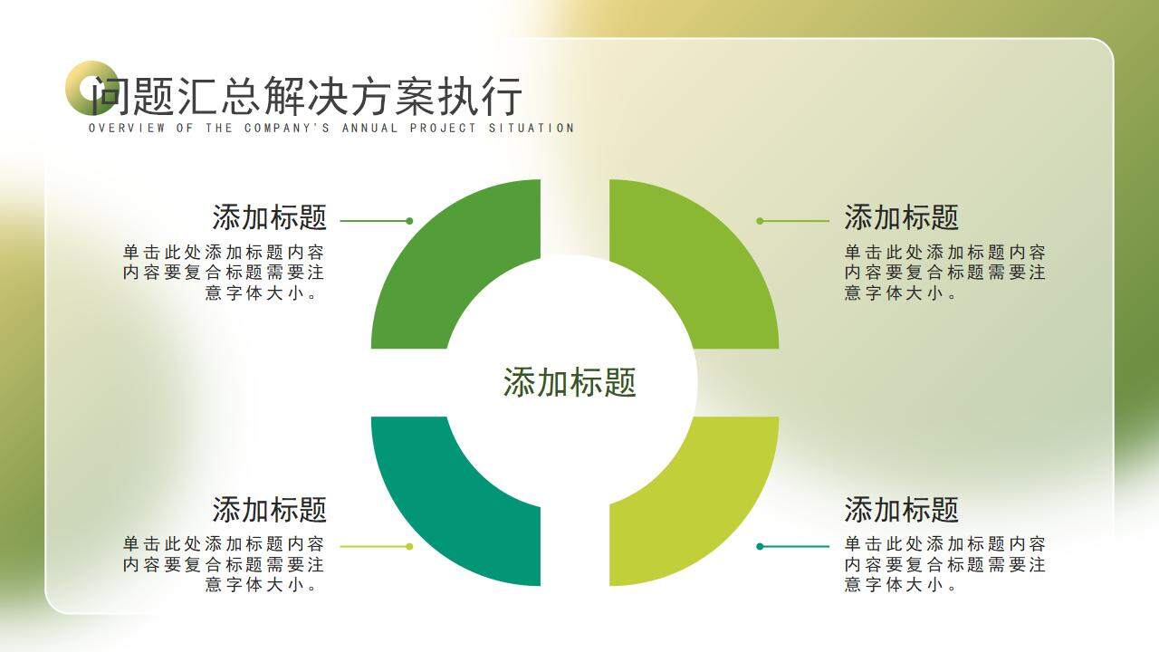 綠色清新3D立體卡通人物風(fēng)格商務(wù)匯報通用PPT模板