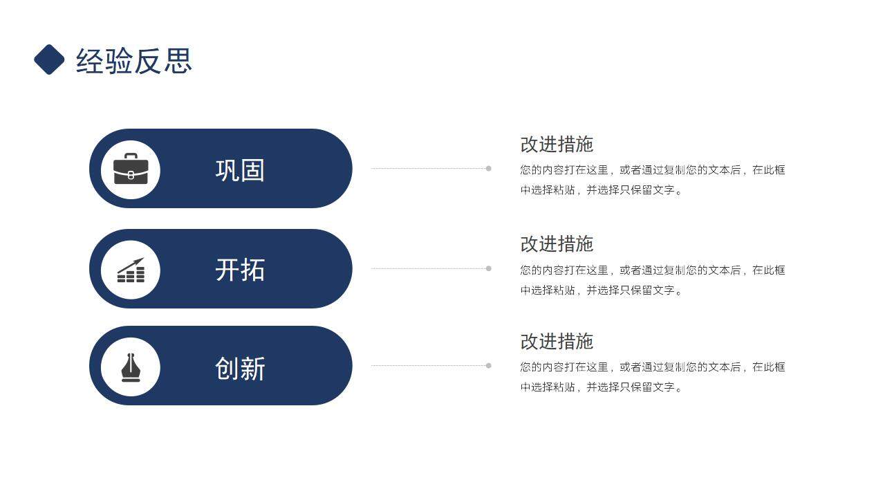 深藍色辦公商務(wù)風(fēng)年終季度工作總結述職報告PPT模板