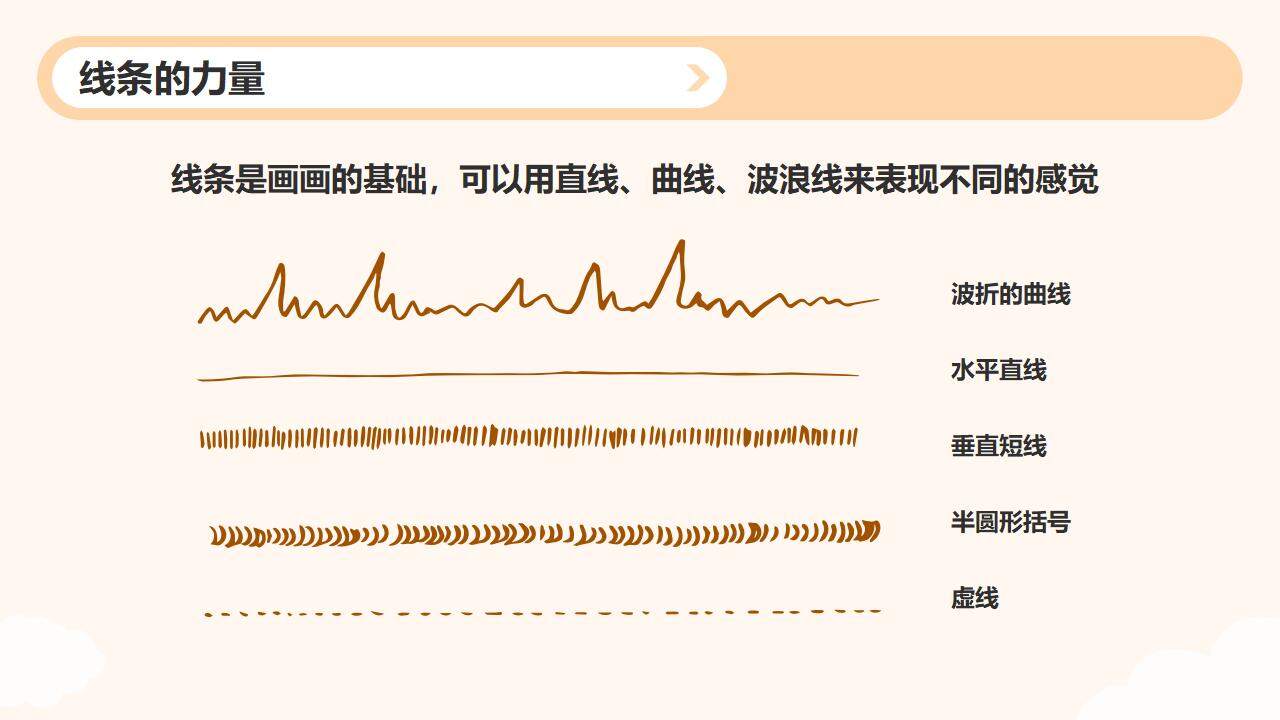 橙色儿童卡通美术艺术启发教育通用课件PPT模板