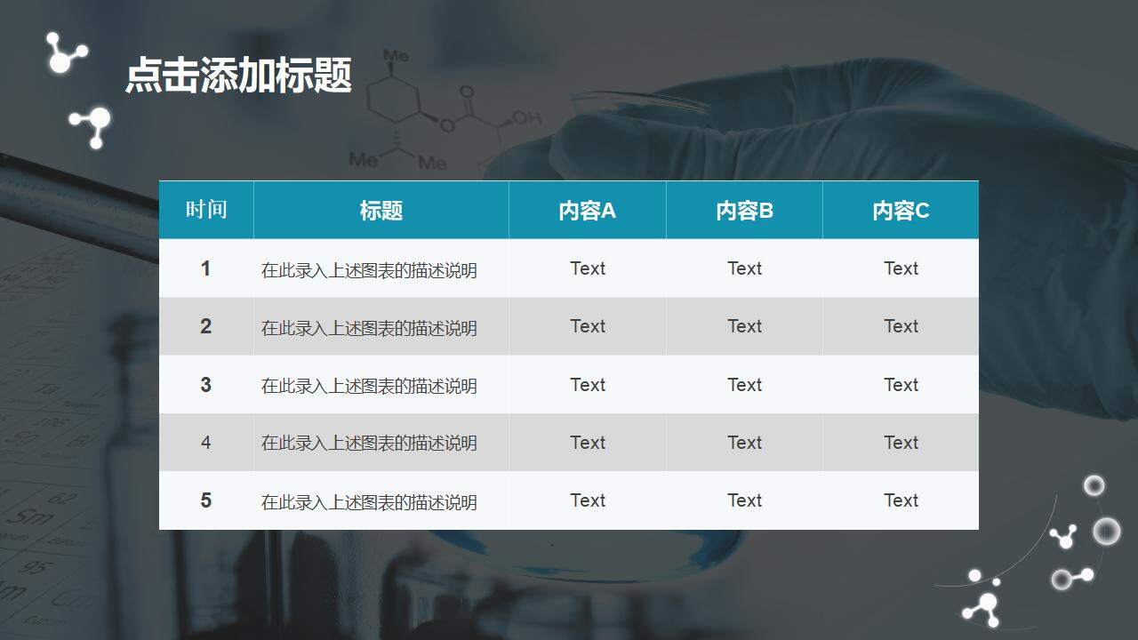 高中理科實驗化學教學課件科研匯報醫(yī)學醫(yī)療PPT模板