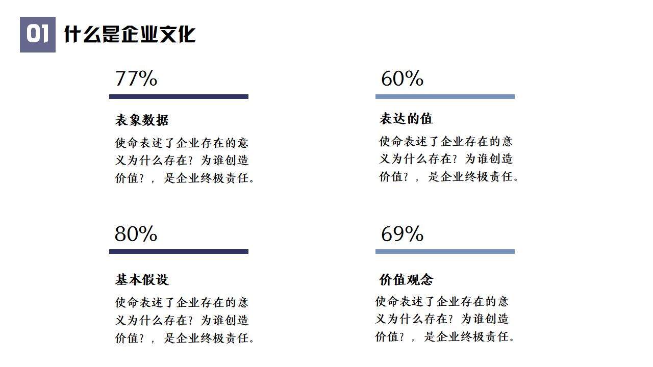 商務簡約企業(yè)文化介紹新員工培訓通用PPT模板