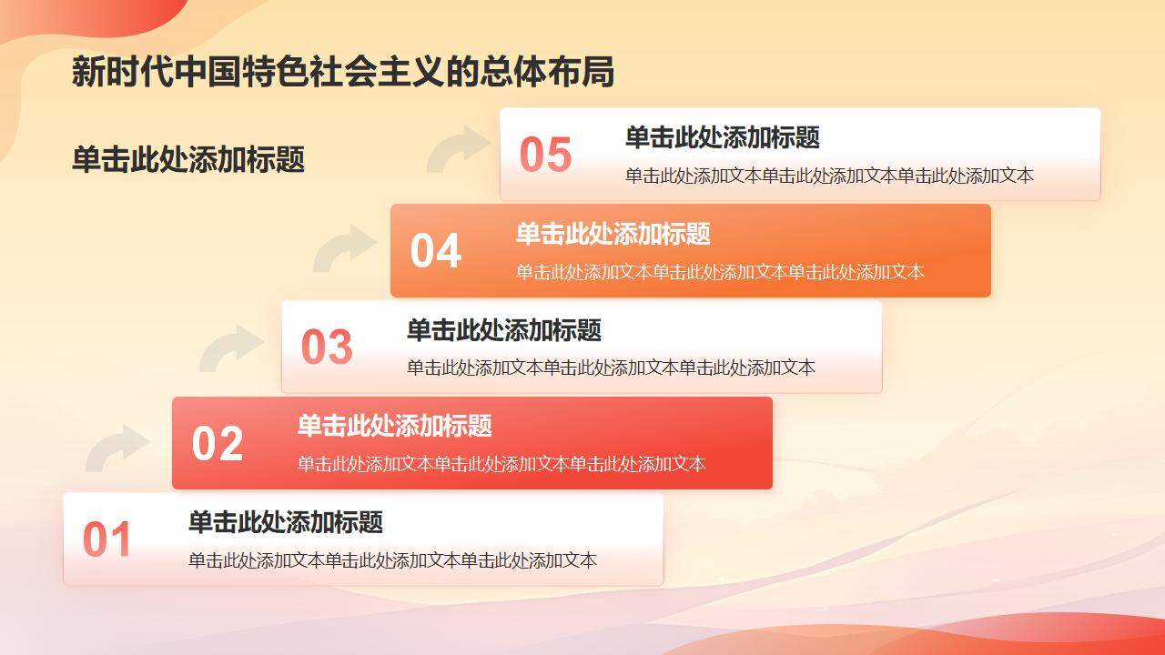 紅色風格黨建黨課思想政治教育培訓通用PPT模板