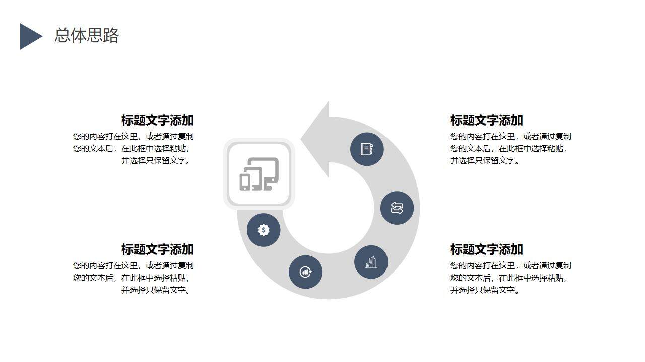 简约风工作营销策划业务计划总结汇报PPT模板