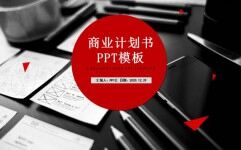 红色欧美风商业融资创业计划书公司简介PPT模板