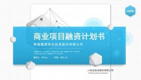 商業(yè)項目融資計劃書動態(tài)PPT