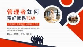 企業(yè)培訓管理者如何帶好團隊動態(tài)PPT