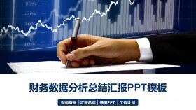 財務數(shù)據(jù)統(tǒng)計分析報表工作匯報PPT模板