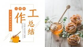 簡(jiǎn)約小清新工作總結(jié)PPT模板