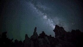 兩張大氣星空PPT背景圖片