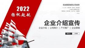 大氣簡約紅色商務公司介紹企業(yè)介紹產品介紹公司宣傳PPT模板