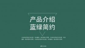 簡潔大方產(chǎn)品介紹PPT模板