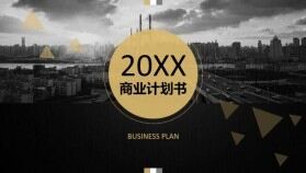 20XX商務計劃書歐美高端企業(yè)通用PPT模板