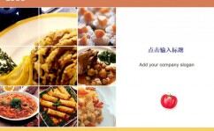 中国健康美食介绍PPT模板