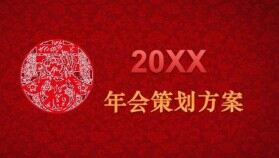 企業(yè)年會策劃方案PPT模板