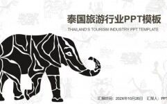 商务实用泰国旅游文化PPT模板