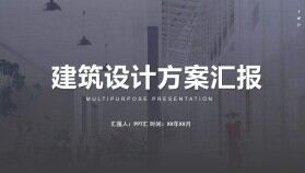 簡約灰白城市規(guī)劃建筑設(shè)計(jì)方案匯報(bào)總結(jié)PPT模板