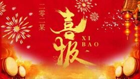 公司業(yè)績銷售第一喜報(bào)賀報(bào)表揚(yáng)PPT模板