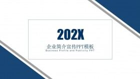 簡約風202X企業(yè)簡介宣傳PPT模板